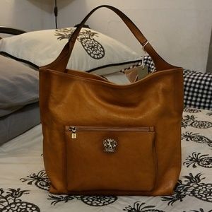 Pratesi Top Handle Leather Bag